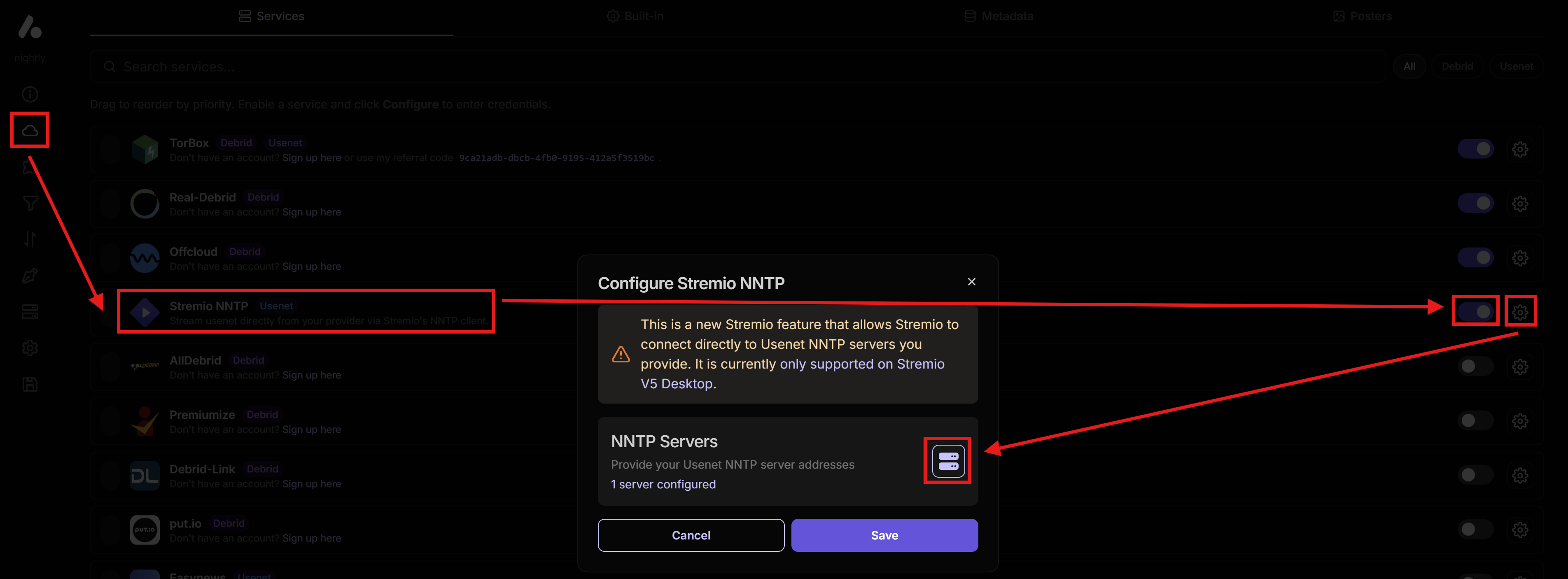 Stremio NNTP